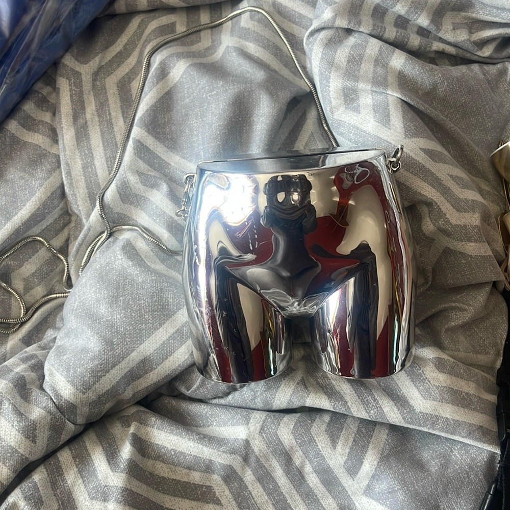 Metallic body purse